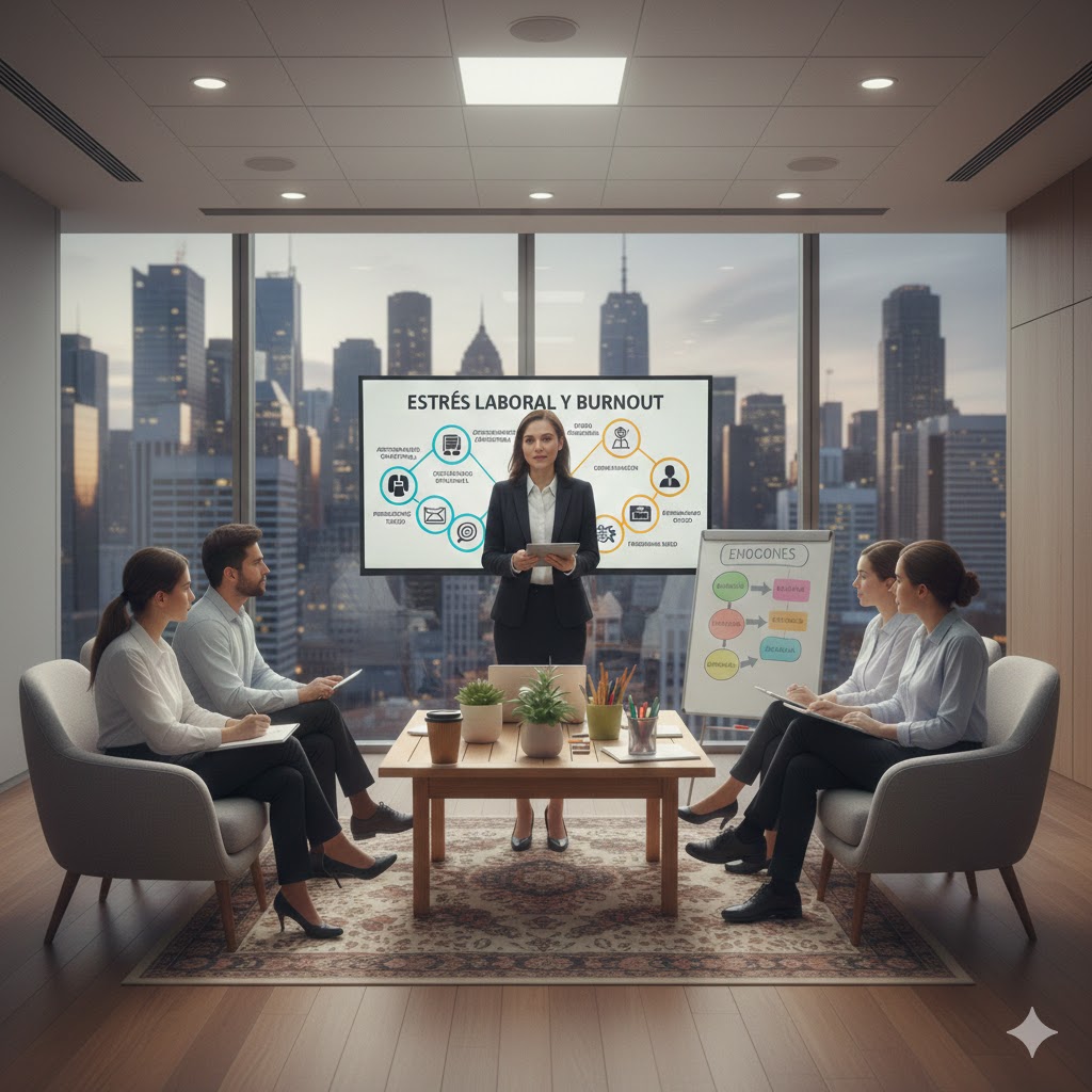 Estrés laboral y burnout en empresas: estrategias de prevención con asesoría psicológica